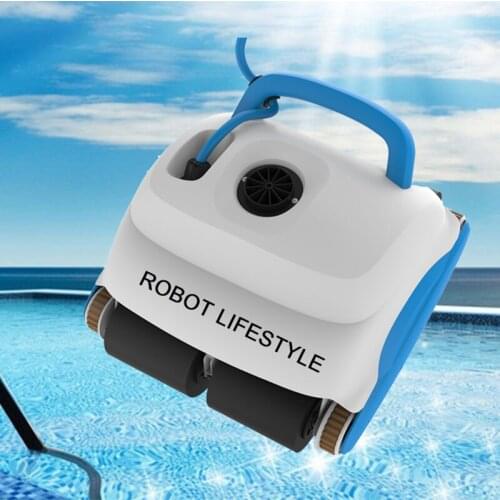 Robotic pool cleaner with 30m cable,swimming pool robot vacuum cleaner,swimming pool cleaning equipment with caddy cart CE ROHS