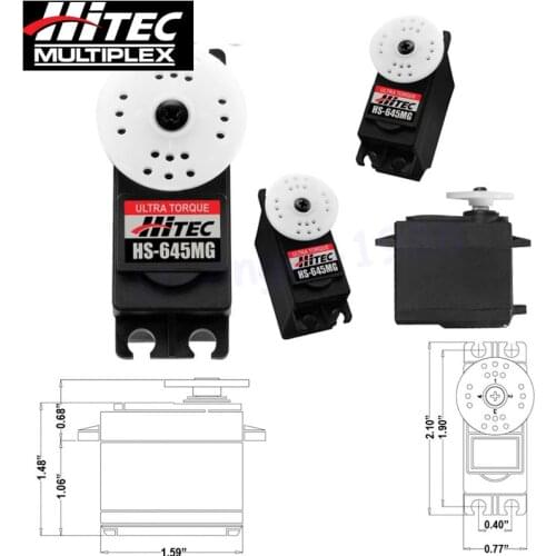 Original Hitec 645MG HS645 645 MG HS 645 HS-645MG Steering Servo