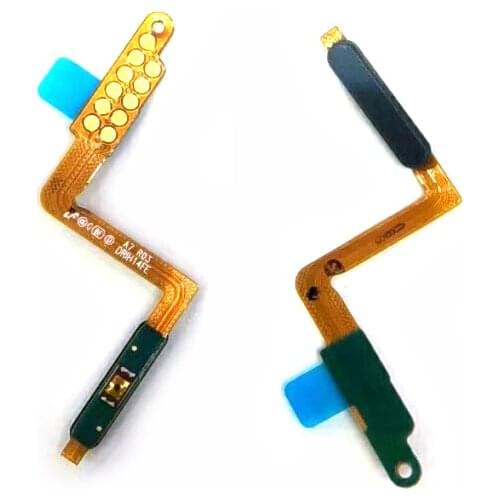1pcs Fingerprint Touch Sensor Finger Power Switch ON OFF Side Button Key Flex Cable For Samsung A7 2018 A750