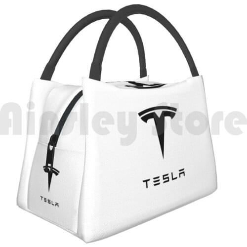 Cooler Lunch Bag Picnic Bag Tesla Logo Black Tesla Tesla Tesla Motors Electric Car Elon Musk
