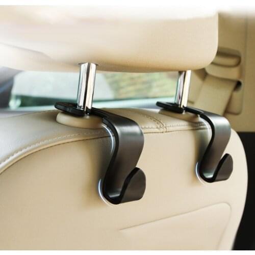 Universal Car Seat Back Hooks Key Holder Hanger Auto Organizer Grocery Trunk Coat Purse Bag Sundry Hook Rack Car Accessories