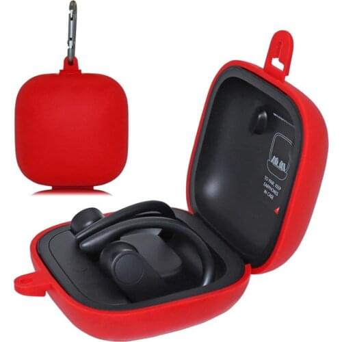 Waterproof Portable Headphone Cover Protective Case For Beats Powerbeats Pro Headset Silicone Cases Wireless Headset Accessories