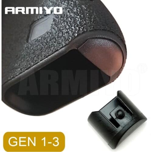 Armiyo Grip Frame Insert Slug Plug for G17 19 20 21 23 25 43X Pistol Gun Holster 9mm Mag Speed Loader Magazine Accessories