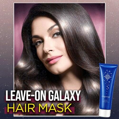 High Quality Leave-On Galaxy Hair Mask Moisturizing Soft Smooth Repair Damage Dry Hair Women