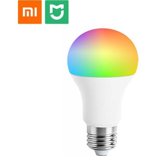 Xiaomi MIjia Philips Smart LED Color Bulb Wifi RGB E27 1600 million Colors Smart Light App Wireless Control Smart Home Lamp