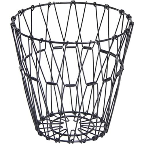 Iron Folded Storage Basket Fruit Multi-shaped Multipurpose Tray Home Decor