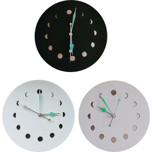 10 Inch Silent Non-Ticking Battery Operated Decorative Wall Clock for Home
