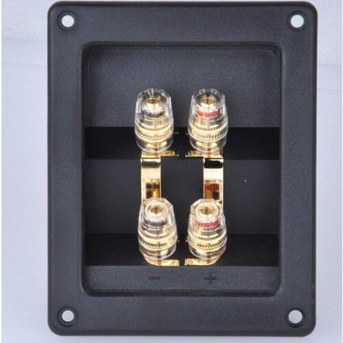 10 pcs Four speakers ABS junction box copper terminal audio accessories DIY fever thickening
