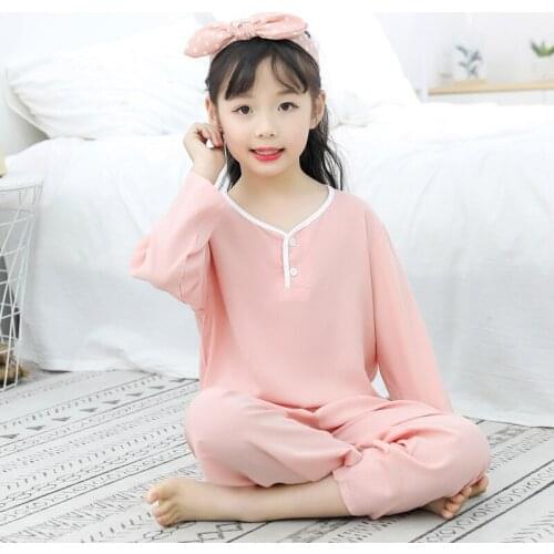 2021 Solid T-shirt + Shorts Pajamas Baby Boy Clothes For Girls Clothing Children Homewear Children Pajamas For 3-10 Age