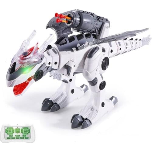 66cm Smart Robot Toy Spray Dinosaur Radio-Controlled Robots fighting Dragon Educationalal Robotics Toys For Children RC Robot