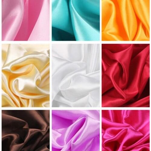 Satin Silk Cloth Fabric Gift Box Lining Cloth Red Cloth for Dresses Shirts Handmade Diy Fabrics by the Meter Alibaba Com
