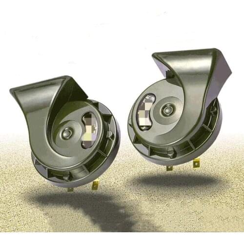 Car snail horn 12V universal super loud high and low double sound 24V waterproof car motorcycle modified siren horn