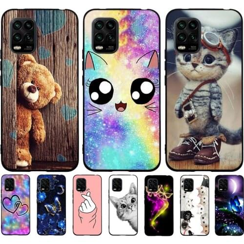 Case For Xiaomi Mi 10 Lite 5G Case Cartoon Painted Soft TPU Silicone Back Cover For Xiaomi Mi 10 Pro 5G Phone Cases fundas