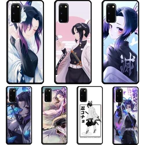 Shinobu Kocho Kimetsu no Yaiba Case For Samsung Galaxy S21 Ultra S8 S9 S10 Plus Note 9 10 Note 20 Ultra S20 FE Back Cover