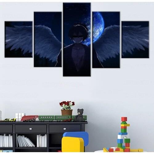 Home Decorative One Set 5 Pieces Anime Noragami Painting Top-Rated Canvas Print Wall Art Picture For Living Room Modern Artwork