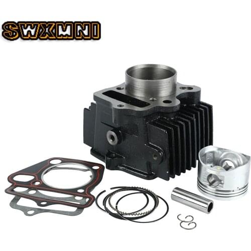 Lifan 125cc Motorcycle 52.4mm Bore steel cylinder Piston Gasket kit For LF125 Horizontal Engines Dirt Pit Bike Monkey Bike ATV