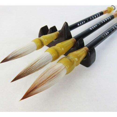 Multiple Hair writing Brush Pen Set Chinese Calligraphy Large Size Brush Pen for Painting Landscape Art Weasel Woolen Hair brush