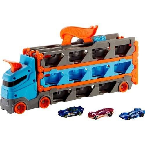 Hot Wheels Sprint Runway Lorry 3 Pcs 1:64 Scale Car Contains 4-8 Children Aged For Gvg37