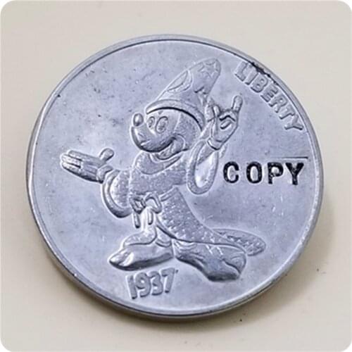 Hobo Nickel Coin_Type #16_1937-S BUFFALO NICKEL COIN COPY