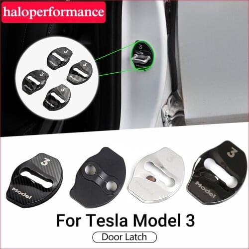 Model3 Tesla Car Door Cover For Tesla Model 3 2021 Accessories carbon fiber for tesla model y accessories tesla model three new