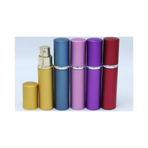 20pcs 5ml Perfume Bottle Empty Refillable Bottle Portable Mini Travel Size Cosmetics Container Perfume Lotion Spray Atomizer
