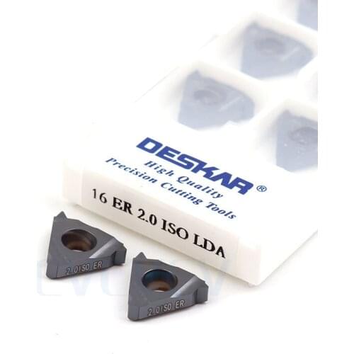 16ER 0.5ISO 1.0ISO 16ER 1.25ISO 1.5ISO 16ER 2.0ISO 2.5ISO 16ER 3.0ISO 3.5ISO LDA Threading insert CNC lathe tools Carbide insert