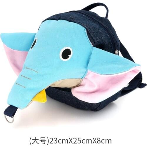Kindergarten school bag traction rope children’s supplies cute cartoon baby anti-lost plush backpack Boy girl birthday gift