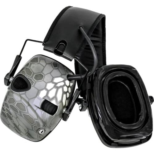 Tactical Hearing Protection Shooting Headphones Silicone Earmuff Version Anti-noise Sound Amplifying Noise Cancelling Headphones