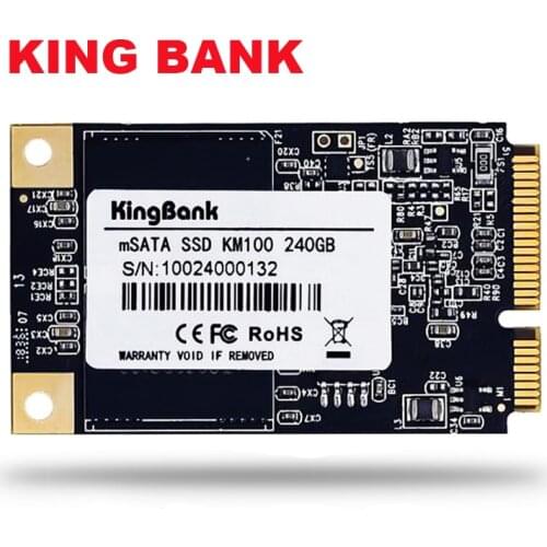 KingBank mSATA SSD 120GB 240GB 128GB 256GB Mini SATA Internal Solid StateHard Drive 32GB For Laptop Server 120G 240G SSD