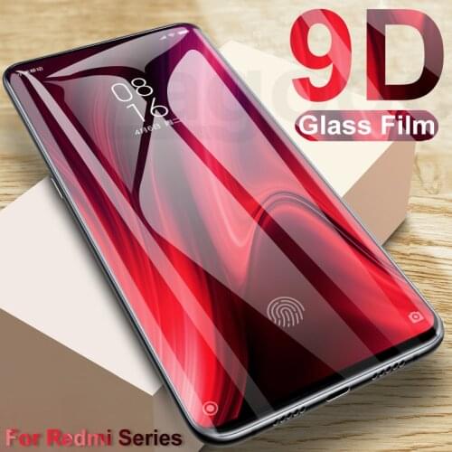9D Protective Glass on the For Xiaomi Redmi K20 6 Pro 6A 7 7A 8 8A S2 Note 6 7 8 Pro Screen Protector Tempered Glass Film Case