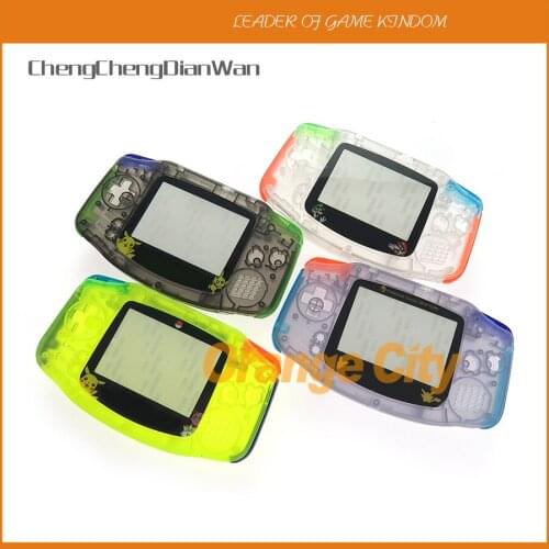 1set Full Set Housing Shell FOR GBA Dreamy Color Rubber Pads Button Screen Lens Screws for GameBoy Advance GBA Console