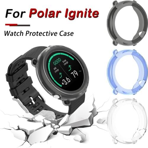 Protective case for Polar ignite High Quality TPU cover slim Smart Watch bumper shell for Polar Ignite Smartwatch Accessories