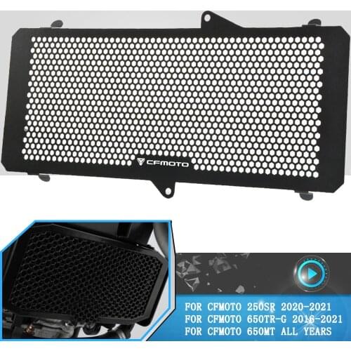 250SR Motorcycle Accessories Radiator Grille Guard Cover Protector For CFMOTO 250SR 650MT 650TR-G 2016 2017 2018 2019 2020 2021