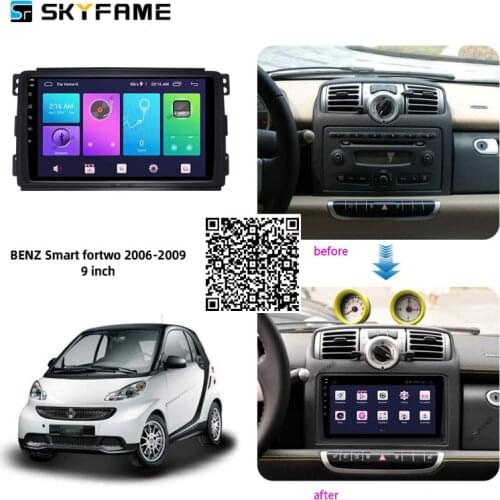 SKYFAME Car Radio Stereo For Smart 2006-2009 Android Multimedia System GPS Navigation DVD Player