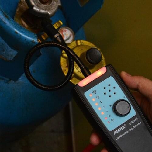 LCD Gas Analyzer Meter Automotive Combustible Gas Sensor Detector Air Quality Monitor Gas Leak Detector with Sound Alarm