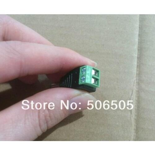 Free shipping cat5 to 5.5-2.1mm feMale CCTV camera DC Power Connector 10pcs/lot