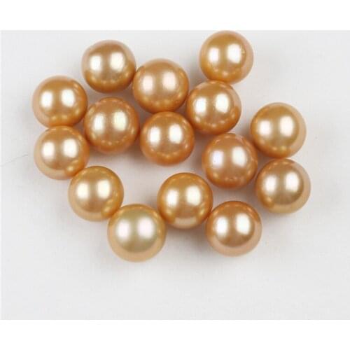 15-16mm dyed gold edison pearl loose beads for making jewelry