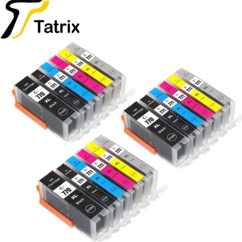 Tatrix For Canon PGI770 770 771 PGI-770 CLI-771 Ink Cartridge For Canon PIXMA MG7770 Printer