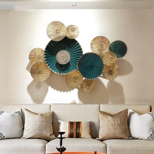 European Modern Three-dimensional Sofa Background Wall Decorations Creative Home Wrought Iron Wall Decorations