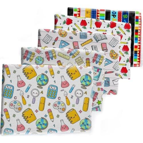 Cotton Fabric School supplies Bullet Textured Pencil Liverpool Patchwork 50*145cm Tissue Kids