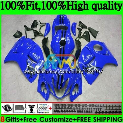 Injection For SUZUKI Hayabusa GSXR 1300 GSXR1300 08 13 14 15 16 57BS.135 GSX-R1300 2008 2013 2014 2015 2016 Fairing Gloss blue