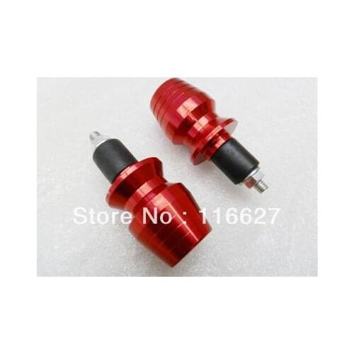 Freeshipping 7/8'' Red CNC Aluminum Grips Bar Ends Slider For Yamaha YZF R1 R6 FZ FZR R6S