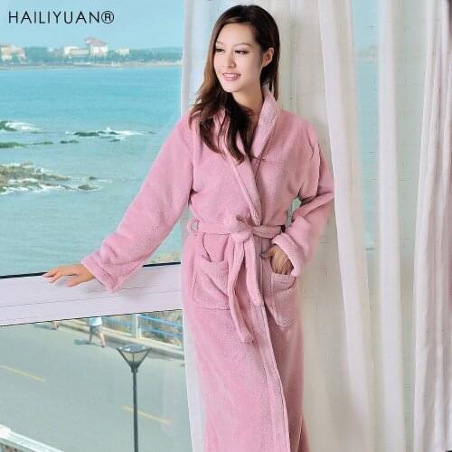 Spring hot sale free shipping coral fleece women lovers super bathrobe