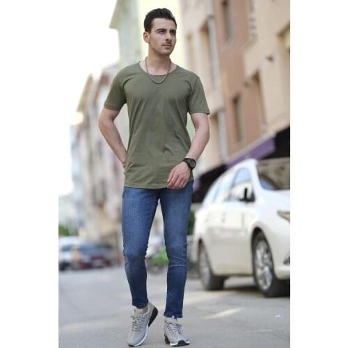 Crash Open Collar Slim Fit Tshirt