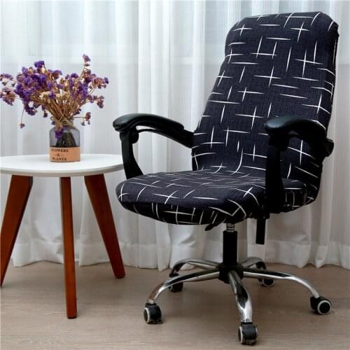 Office Rotating Computer Chair Cover Anti-dirty Removable Lift Elastic Boss Chair Cover Chair Case for Meeting Room Seat Cover