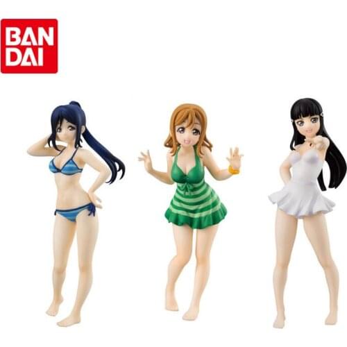 Bandai Genuine Gacha Portraits LoveLive!Sunshine!! Kanan Matsuura Kurosawa Dia Kunikida Hanamaru Anime Action Figures Model Toys