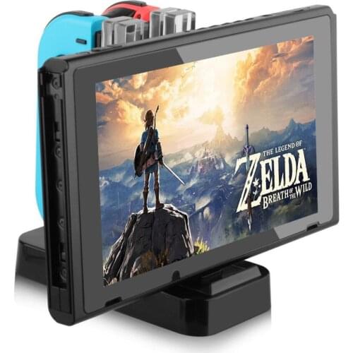 OSTENT LED Charger Dock Charging Power Station Stand for Nintendo Switch Controller
