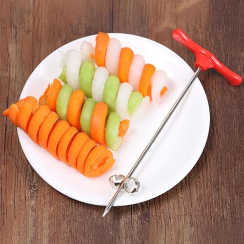 Vegetables Spiral Knife Potato Carrot Cucumber Chopper Easy Spiral Screw Potato Cutter Spiralizer kitchen Accessories Gadgets