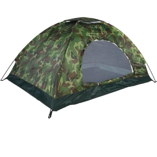 1-4 Person Portable Outdoor Camping Camouflage Tent Outdoor Camping Recreation Double Couple Camping Tent Ultraviolet-proof Tent