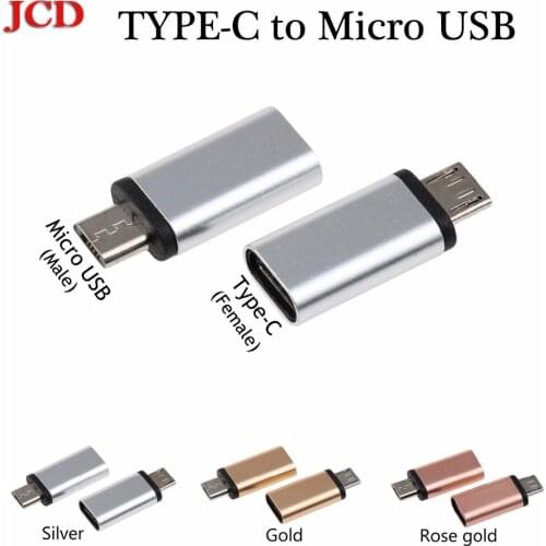 JCD Type-C Female Connector to Micro USB 2.0 Male USB 3.1 Converter Data Adapter High Speed for Android Cell Phone Accessories